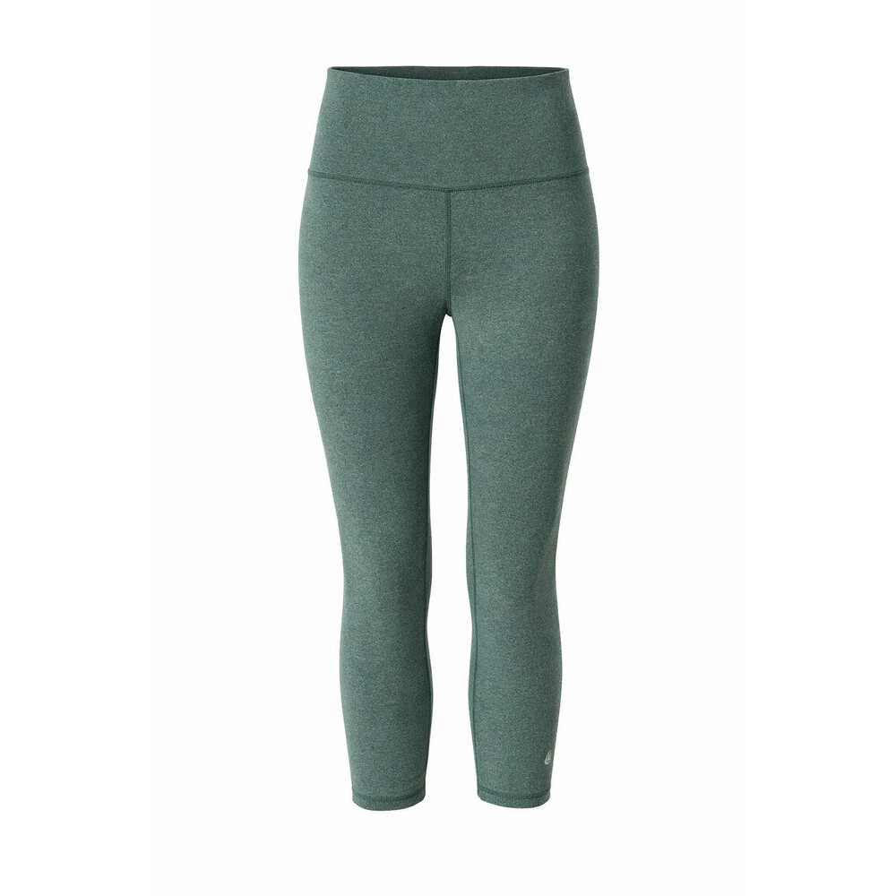Lululemon High Rise Seamless Crop Leggings Dark Green Heather Size 4 Athleisure